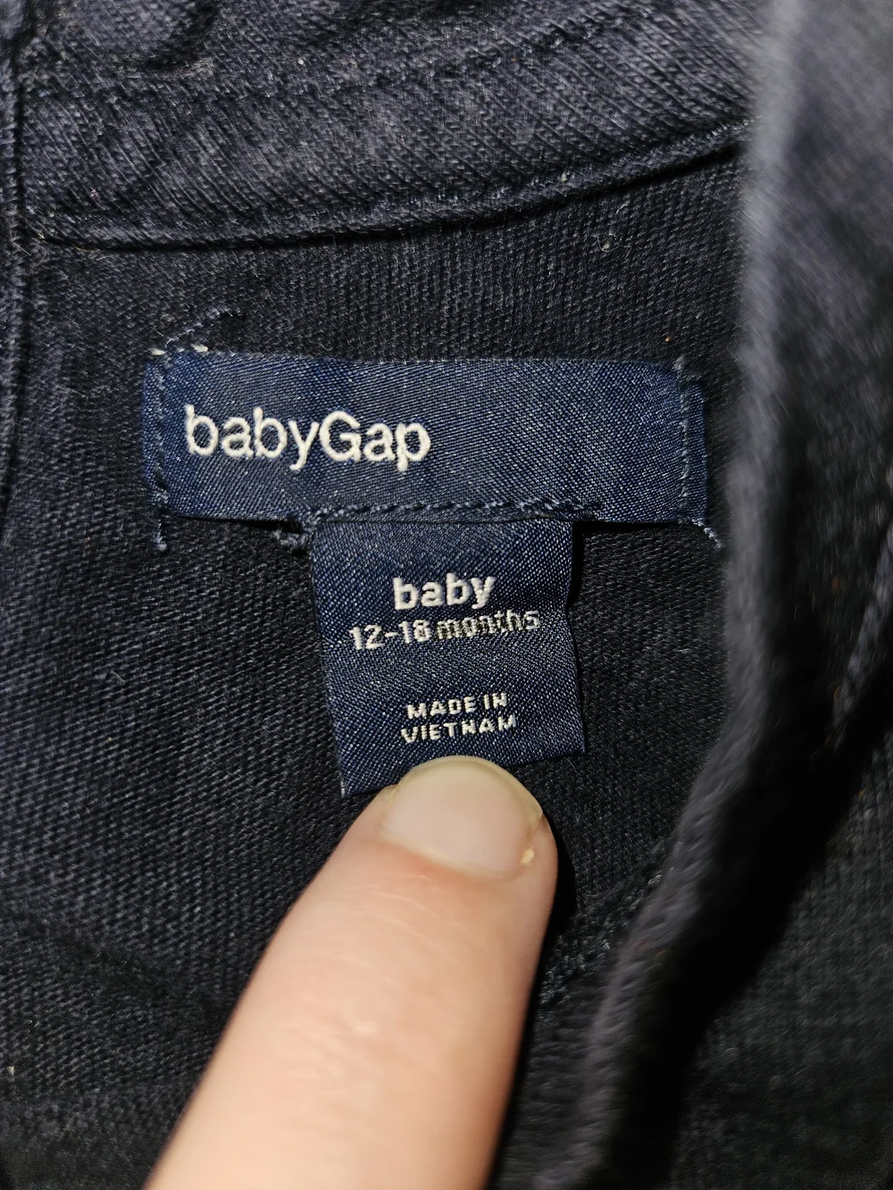 GAP Navy and White Striped Knit Short-Sleeve Dress